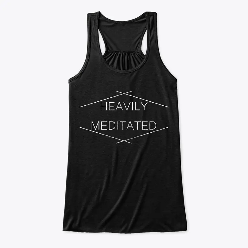 Heavily Meditated Funny Meditation Tee